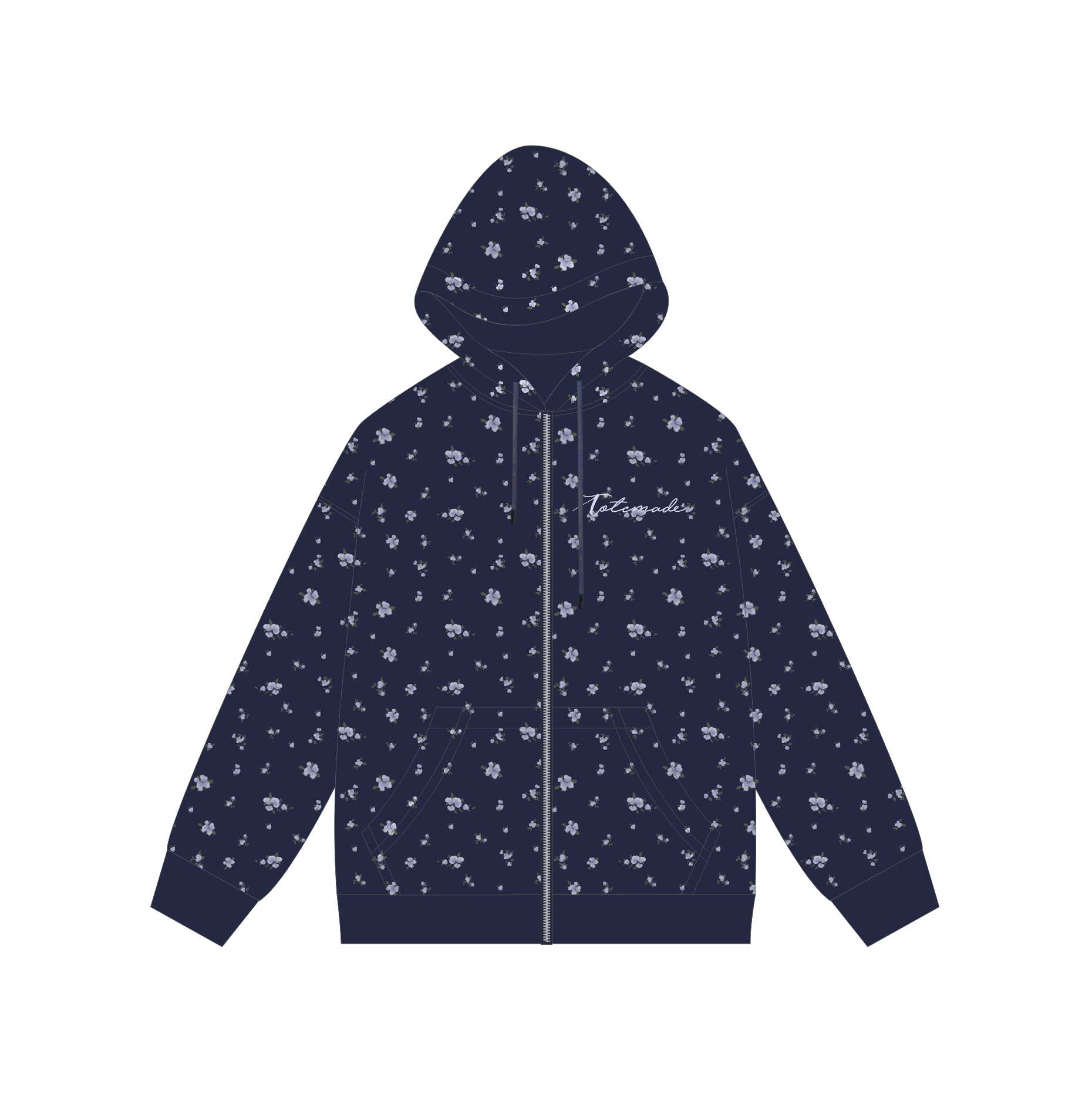 Floral Embroidered Hoodie Jacket for Women - Vintage American-Style Casual Cardigan, Short Design, Perfect for Lazy Days