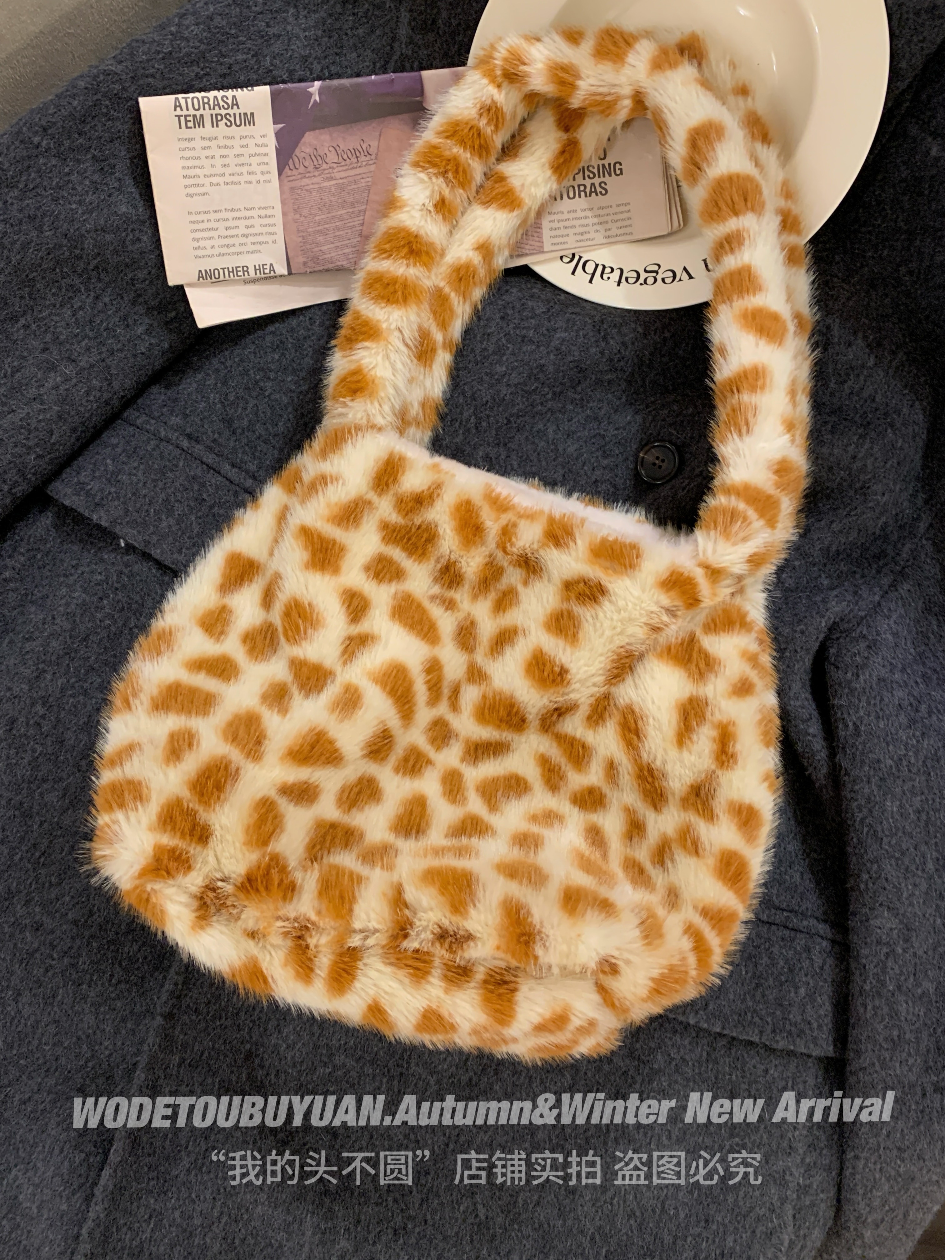 Fluffy Tiger Hat with Cute Scarf and Gloves Set - Warm Fisherman Style Bear Design for Cozy Winter Fashion