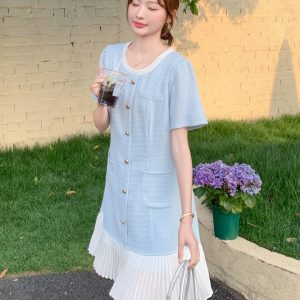 French-Style Summer Dress for Women, 2025 Sweet and Fresh Design, Unique Casual Fashion for Women