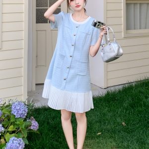 French-Style Summer Dress for Women, 2025 Sweet and Fresh Design, Unique Casual Fashion for Women