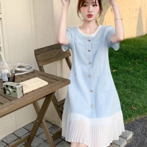 French-Style Summer Dress for Women, 2025 Sweet and Fresh Design, Unique Casual Fashion for Women