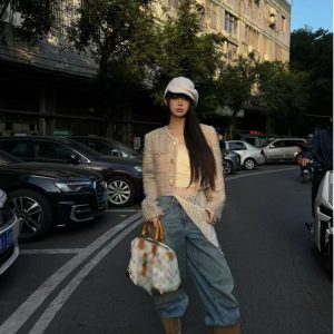 French Vintage Design Short Jacket for Women - Trendy Small Fragrant Wind Cardigan, Chic Layering Piece