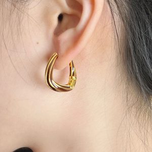 French Vintage Melard Enamel Drip Glaze High-End Ear Clip Earrings - Unique Elegant Design for Women, Timeless Chic Accessory