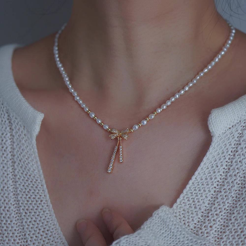 Freshwater Pearl Runaway Princess Necklace - Light Luxury Clavicle Chain, 2025 Trendy Jewelry
