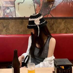 Handmade Color-Blocking Striped Minimalist Vest - Korean Style Fashion Top for a Trendy Y2K Look