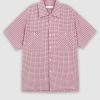 Handmade Korean Style Plaid Short-Sleeve Shirt - College Look, Single-Breasted Design, Fashionable and Trendy for Casual Wear