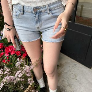High Elasticity Blue Shorts with Soap Fragrance - Comfortable and Refreshing Summer Essential