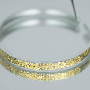High-End 999 Silver Bracelet with Mirror Flower and Cherry Blossom Design - Light Luxury Chinese Style Shattered Ice Aesthetic
