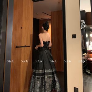 High-End Chinese Style Strapless Ma Mian Skirt Set for Women - Sexy Spring Fashion, Hot Girl Vibe, National Style Look