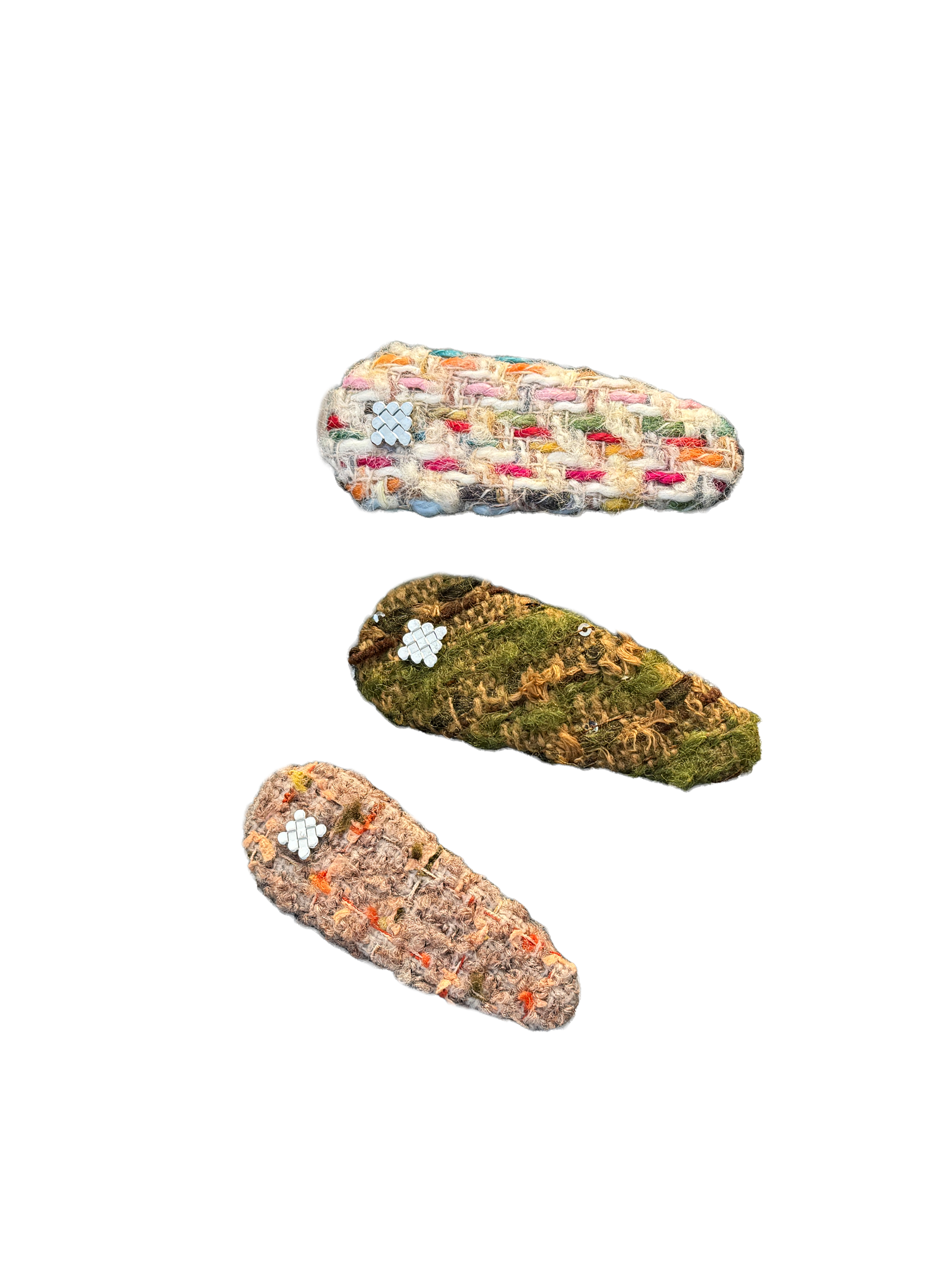 High-End Creative Wool Fabric Hair Clip - Kurishima Music Box Design, Unique Edge Clip, Stylish Spring Hair Accessory