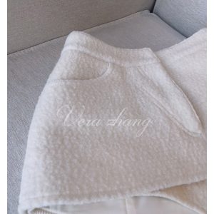 High-End Feel Wool Long Leg Skirt for Women - Slimming Versatile Half Skirt in Popular Style