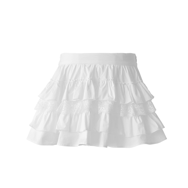 High-End Socialite Style Tulle Skirt - Layered Short Skirt with Heavy Work for Summer Fashion, Elegant Ballet Break Design