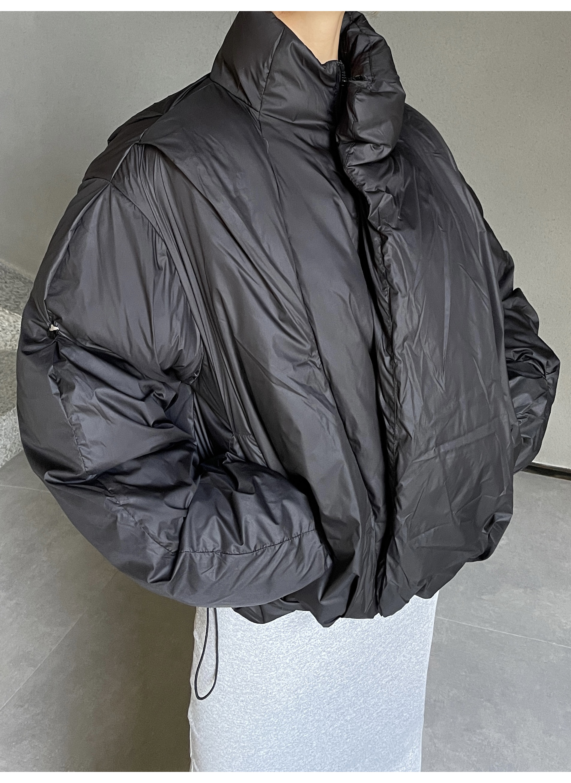 High Street Fashionable Short Cotton Puffer Jacket for Women - Trendy Loose Fit Warm Coat for Autumn and Winter