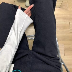 High-Waisted Black Wide-Leg Flared Jeans for Women - 2025 Summer Loose Fit Bell-Bottom Pants