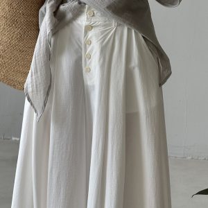 High-Waisted Casual Nine-Point Pants for Women, Relaxed Fit Straight Wide-Leg Trousers, Summer 2025 Lazy Style Fashion