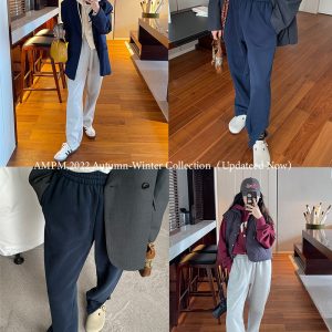 High-Waisted Fleece-Lined Slim Leg Sports Pants for Petite Women - Casual Jogging Pants with Cuffs, Perfect for Activewear and Comfort