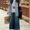 High-Waisted Loose-Fit American Retro Seven-Point Denim Shorts for Women - Summer Wide-Leg Slimming Mid-Length Style