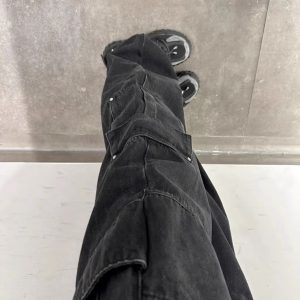 High-Waisted Loose Wide-Leg Denim Pants for Women - Summer Workwear, American High Street Style, Slimming Straight-Leg Trousers