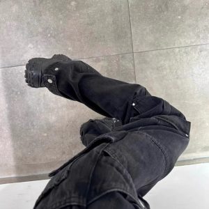 High-Waisted Loose Wide-Leg Denim Pants for Women - Summer Workwear, American High Street Style, Slimming Straight-Leg Trousers