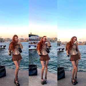 High-Waisted Pleated Waist Retro Bodycon Mini Skirt for Women - Versatile Slimming Design in Trendy Korean Style
