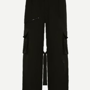 High-Waisted Slim Straight Loose Wide-Leg Work Pants for Men - American Retro Summer Style, High Street Trend