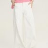 High-Waisted Wide-Leg Cut Denim Pants for Women - Fashionable Loose Fit for Spring and Autumn - Trendy Casual Style