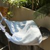 Ice Blue Lazy Tote Bag - Versatile Crossbody Shoulder Bag for Commuting, Trendy Summer Accessory, Blue Island Glimmer Design