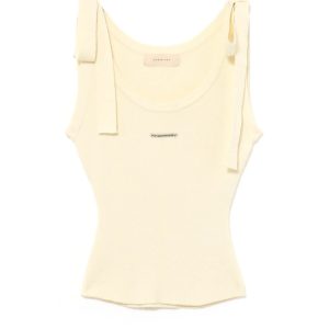 Japanese Niche Style Bow Tie Waist-Cinching Slim Fit Sexy Girl Tank Top Camisole - Y2K Inspired Fashion Top