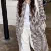 Japanese-Style Plaid Shirt Dress - Loose & Versatile with Flattering Silhouette for Spring/Summer, Artistic Casual Fashion