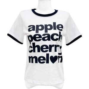 Korean Style Color-Block Letter Print Short Sleeve T-Shirt & Elastic Waist Seven-Point Shorts Set for Summer Casual Workwear