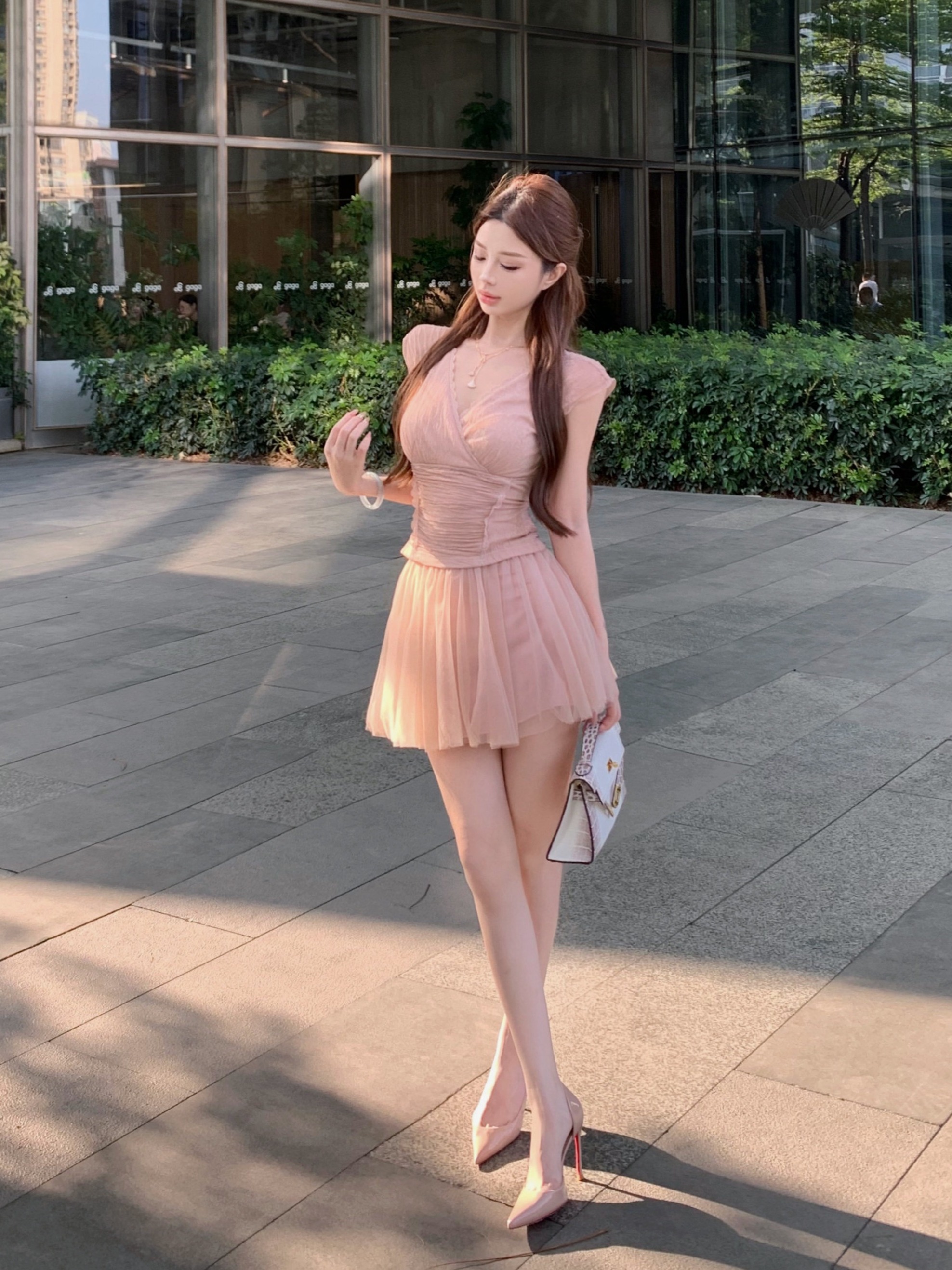 Korean Style Elegant Two-Piece Summer Dress Set for Women - Unique, Light, and Beautifully Designed Outfit