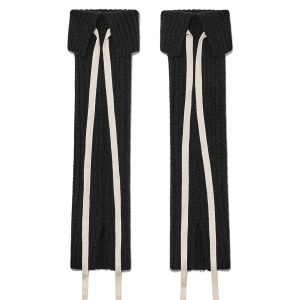 Korean Style GLOWNY Niche Strap Warm Mid-Tube Slouchy Leg Warmers - Versatile Two-Way Wear Socks for Women