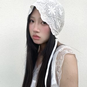 Korean-Style Lace-Up Bucket Hat for Spring and Summer - Trendy Blogger Niche Design, Perfect for Casual Outfits