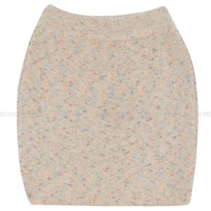 Korean Style Plum Pink Sweatshirt with French Blended Circle Knit Short Skirt - Super Cool Casual Outfit for Trendy Looks