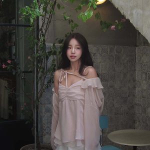 Korean Style Ruffled Strap Shawl Cardigan Set for Women - Blogger's Spring Summer Fashion Must-Have