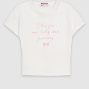 Korean Style Simple Letter Print Short Sleeve T-Shirt for Casual Wear - Trendy and Comfortable Summer Top