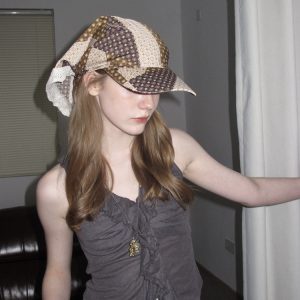 Korean Style Triangle Scarf Hat for Women - High-End Duckbill Design, Casual Versatile Sun Protection for Spring & Summer