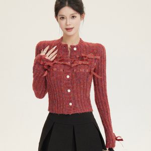 Korean Style Warm Versatile Knitted Scarf Set for Autumn Winter - New Year Series Fashion Accessory