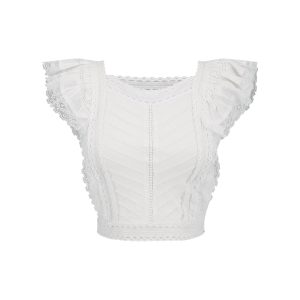 Lab-inspired Lace Flutter Sleeve Camisole Fairy Cake Dress Set - Y2K Aesthetic Fashion