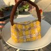 Lamb Wool Large Capacity Versatile Shoulder Bag - "Raw Toast" Spring Autumn Niche Underarm Bag