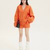 Lazy Style V-Neck Knitted Sweater Set with Shorts - Winter Two-Piece Dopamine Outfit, Y2K Inspired Fashion