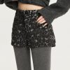 Leopard Print Woolen Casual Shorts for Women - Retro Hot Girl Style, Wild Milk Design, Perfect for Autumn Winter Fashion