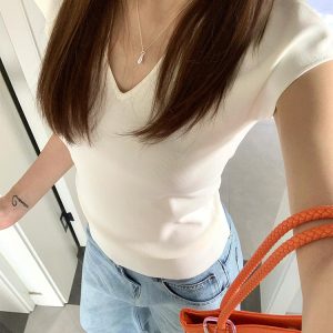 Light Blue High-Waisted Wide-Leg Jeans for Women, Loose Fit Summer Style, Flattering Straight-Leg Floor-Length Pants