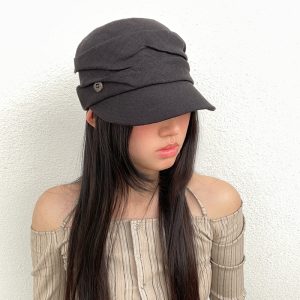 Lightweight Breathable Women’s Equestrian Hat, Korean-Style Duckbill Sunshade Newsboy Beret for Spring/Summer Fashion