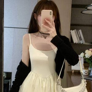 Lightweight Sun Protection Knitted Cardigan Jacket for Women - Spring Summer Slimming Base Top, Skin Brightening Style