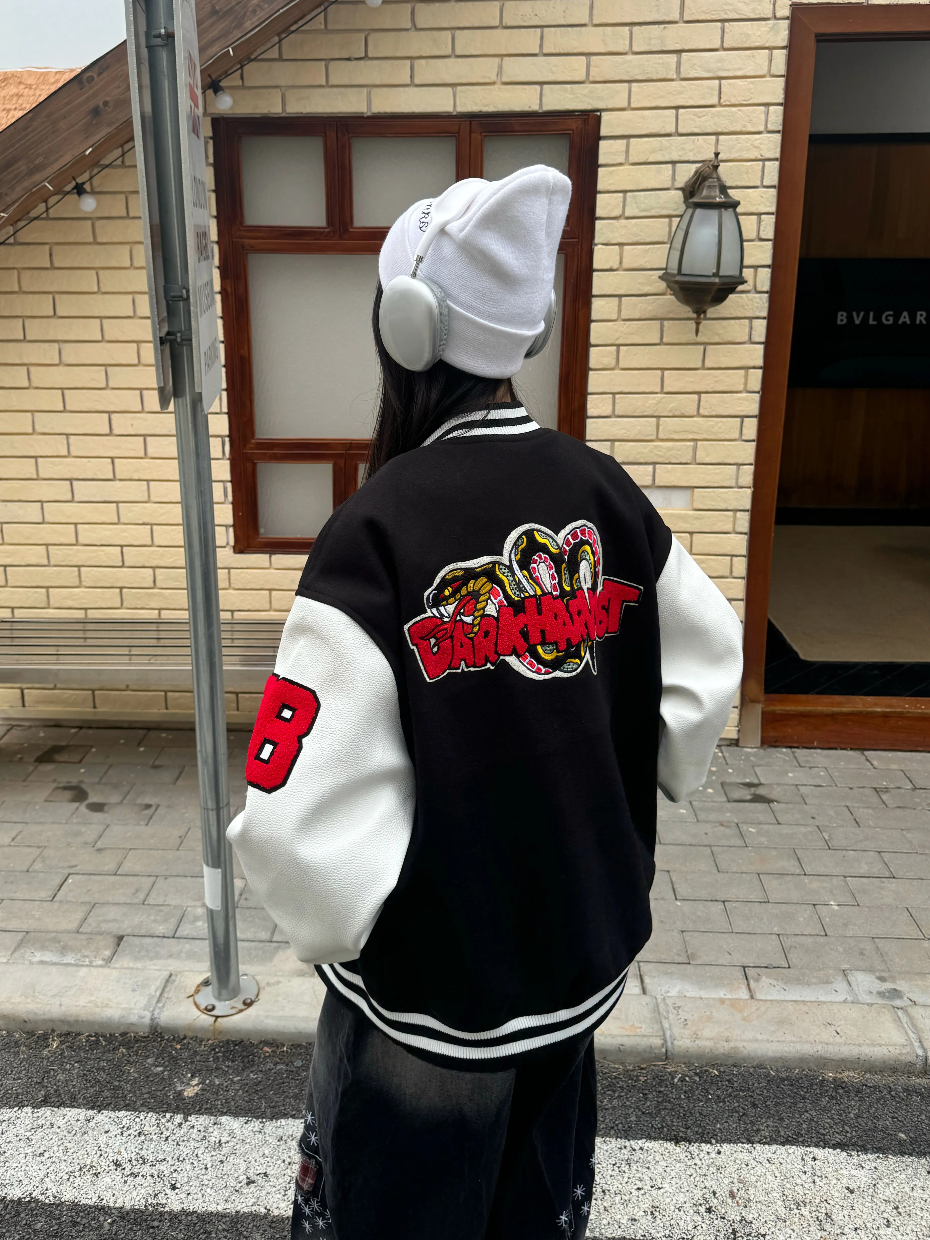 Limited Edition Velvet Embroidered Baseball Jacket for Couples - Loose Fit Red Coat, National Trend Spring Style for Year of the Snake