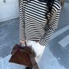 Loose Striped Sweatshirt for Layering | Trendy Matching Expert | Casual 90s Style Top