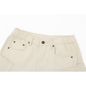 Loose Wide-Leg Casual Pants for Summer 2025 - American Streetwear Curved Knife Design, Trendy Wide Fit Denim Trousers