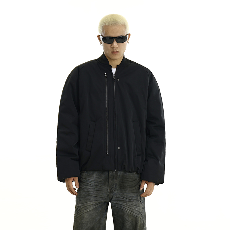 Men's American Retro Pilot Jacket - Trendy Loose Fit Workwear Coat for Autumn & Winter, Street Style Fashion