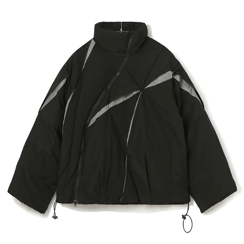 Men's American Style Cotton Jacket - Winter 2025 Trendy Loose Thick Warm Stand Collar Coat
